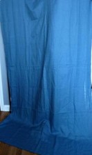 IKEA AINA BLUE LINEN 2 pc CURTAINS 57x98"