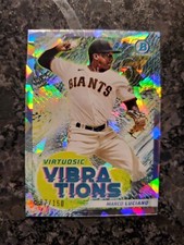 2022 Bowman Chrome Marco Luciano Virtuosic Vibrations #VV-6 Refractor 087/150