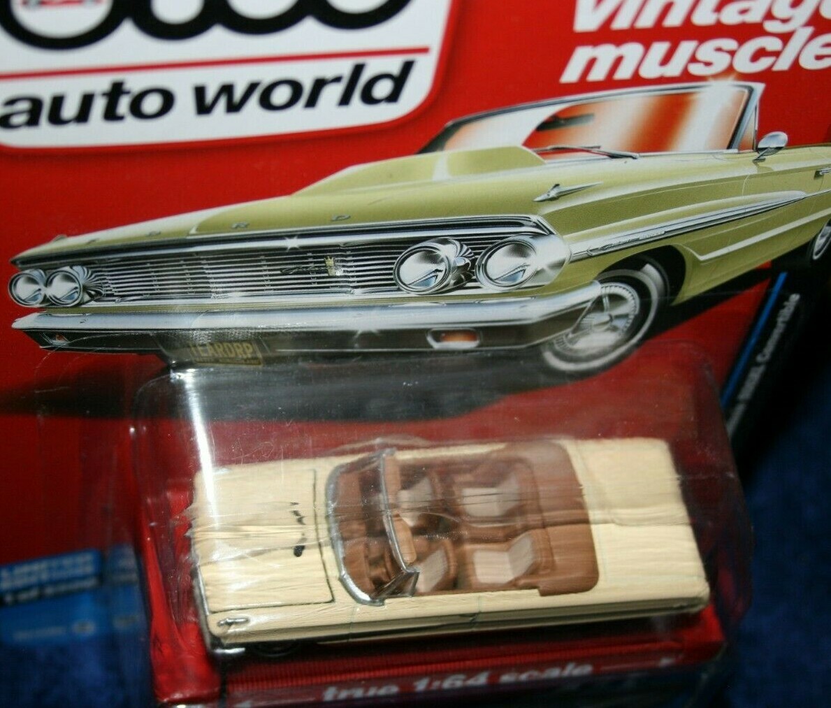 AUTO WORLD VINTAGE MUSCLE 1964 FORD GALAXIE 500XL