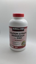 Kirkland Signature Calcium Citrate, Magnesium, Zinc, Vit D3, 500 Tablets