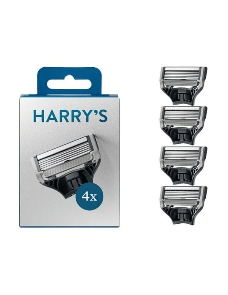 🟢 Harry's Razor Refill Blades Cartridges Shaver Trimmer Original 4 8 12 ...