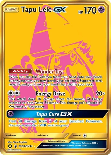 Tapu Lele GX SV94/SV94 Hidden Fates: Shiny Vault