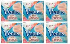 Gillette Venus Spa Breeze Refill Razor Blade Cartridges, 24 Count