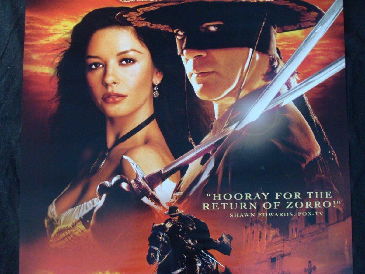 LEGEND OF ZORRO movie poster ANTONIO BANDERAS CATHERINE ZETA JONES
