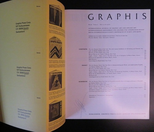 GRAPHIS 215 Magazine Braldt Bralds Bascove Art Design Advertising 1980 - Picture 2 of 3