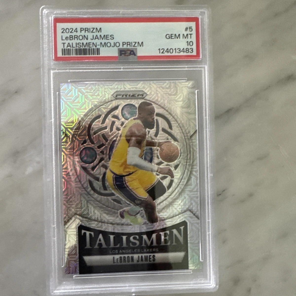 Panini LeBron James 10 Graded Basketball Sports Trading Cards