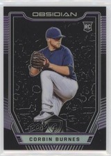 2019 Chronicles Obsidian Electric Etch Purple Prizm 60/99 Corbin Burnes #28 uk2