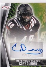 2022 Sage Hit Low Series  Autograph Rookie  CORY DURDEN