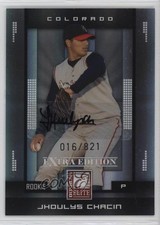 2008 Donruss Elite Extra Edition Rookie 16/821 Jhoulys Chacin #131 Auto 0q3