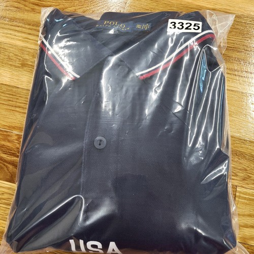 Polo Ralph Lauren Hemd Herren 2XLT/2TGL Blau Vereinigte Staaten von Amerika USAFlag 16 - Bild 19 von 19
