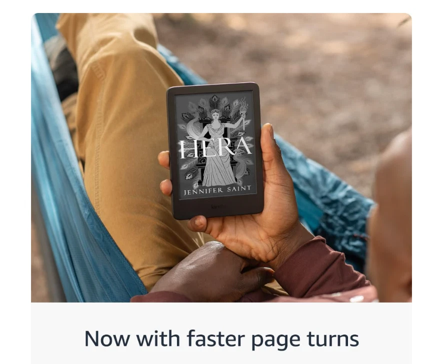 Amazon Kindle (newest 11th gen) 16GB Lightest most compact Kindle Green No Ads - Image 3 of 4