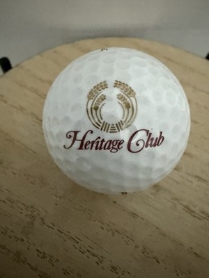 Heritage Club Logo Golf Ball Pawleys Island South Carolina SC