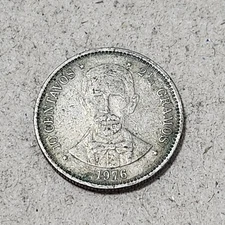 DOMINICAN REPUBLIC 🇩🇴 TEN (10) CENTAVOS COIN 1976 (COMMEMORATIVE ISSUE)