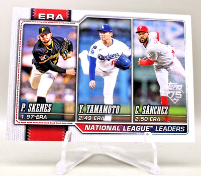 2026 Topps Series 1 - ERA - #203 National League Leaders