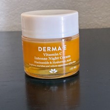 DERMA E Vitamin C Intense Night Cream Hydrating  Anti-Aging 2oz NEW