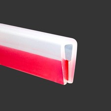 Clear Rubber Edge Trim, Self-Adhesive Rubber Edge Trim, Edge Protector for Sh...