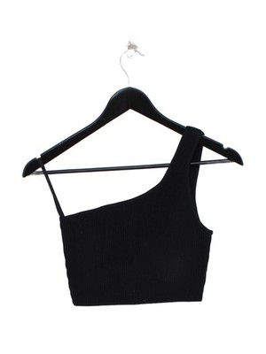 Aritzia Damen Top S Schwarz 100% Sonstige Ärmellos Rundhals Cropped
