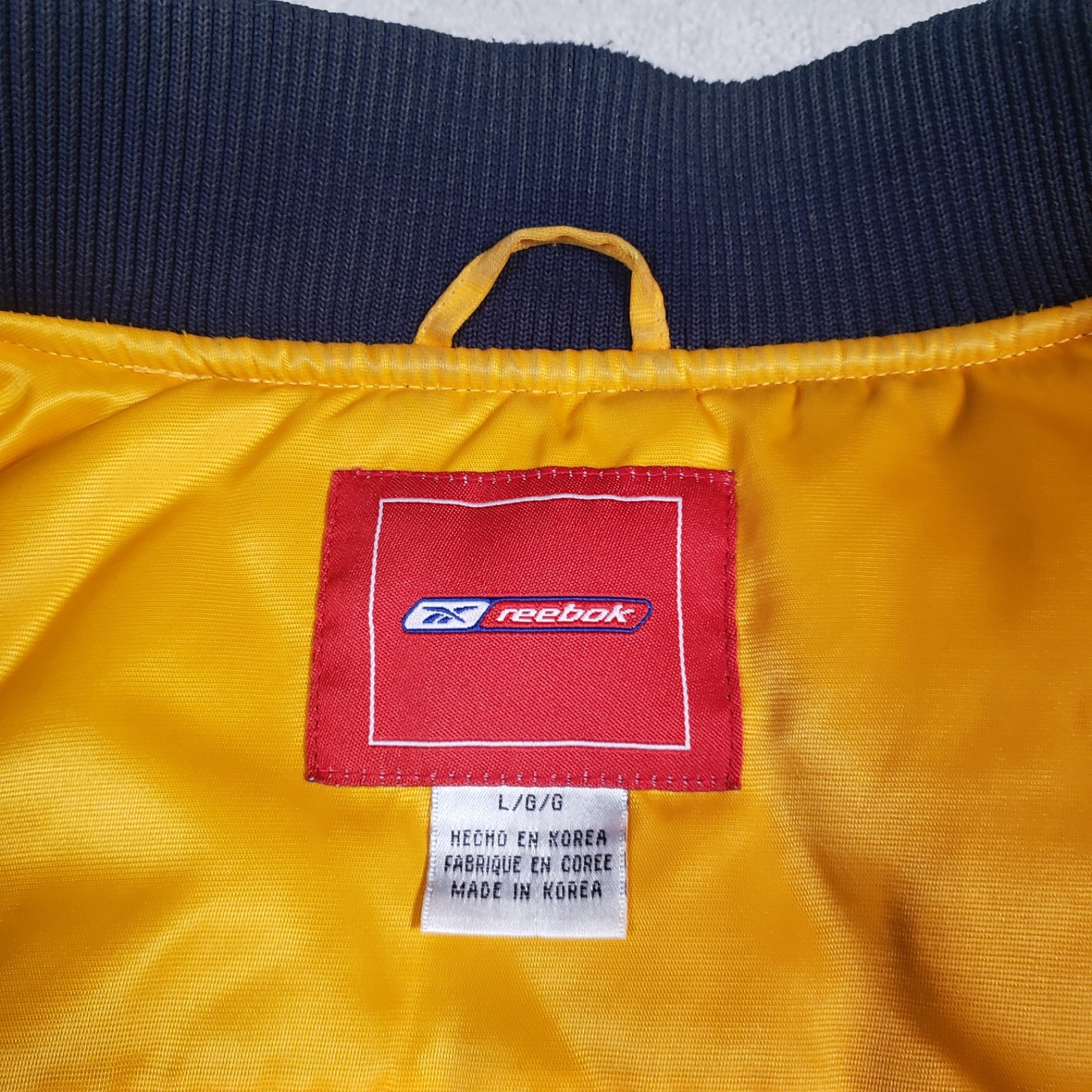 Vintage San Diego Chargers Jacket Mens Large Reebok Satin Letterman NFL Football thumbnail 4