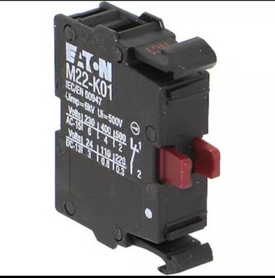 Kontaktelement Öffner M22-K01 für Frontbefestigung Eaton, Serie M22, 1St