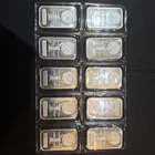TEN (10) 1 oz. Highland Mint Silver Bar - Walking Liberty Design .999+ Fine