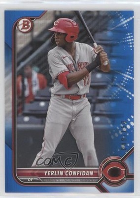 2022 Bowman Draft Blue 49/150 Yerlin Confidan #BD-199 0kr0