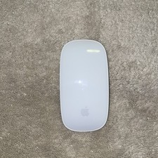 Apple Magic Mouse A1657 Wireless Bluetooth Rechargeable Ergonomic White/Silver
