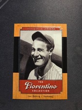 2001 Upper Deck Legends Fiorentino Collection #F7 Lou Gehrig