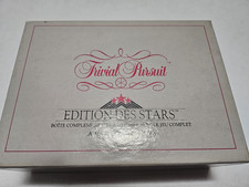 JEU DE SOCIETE : TRIVIAL PURSUIT  EDITION DES STARS   COMPLET ET EN BON ETAT