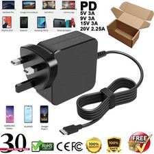 Image of PD 45W USB-C Type C Charger for HP Chromebook 14A 11A G5 G6 G7 G8 Power Adapter