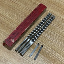 Dumont Minute Man Keyway Broach Set 3/32” 1/8” 5/32” 3/26” USA