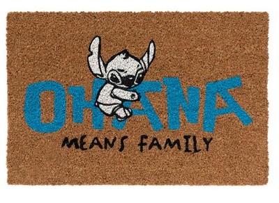 FUSSMATTE LILO & STITCH OHANA BEDEUTET FAMILIE DISNEY   GADGET