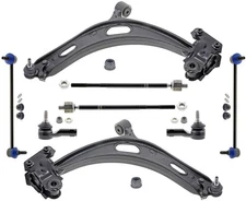 Front Lower Control Arms Ball Joint Tie Rods Links For Volkswagen Atlas 2018-22