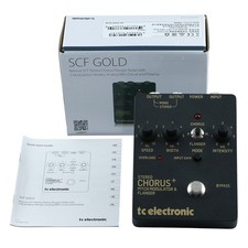 TC Electronic SCF Gold Stereo Chorus Guitar Effects Pedal P-29381