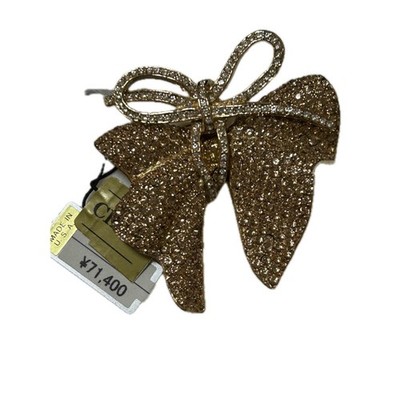 CINER vintage ribbon brooch, engraved From Japan