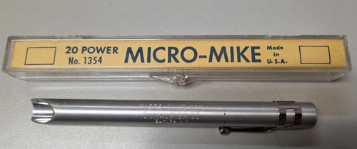Dumaurier Micro Mike Pocket Magnifier 20 Power No. 1354 w/ Box, Elmira, NY