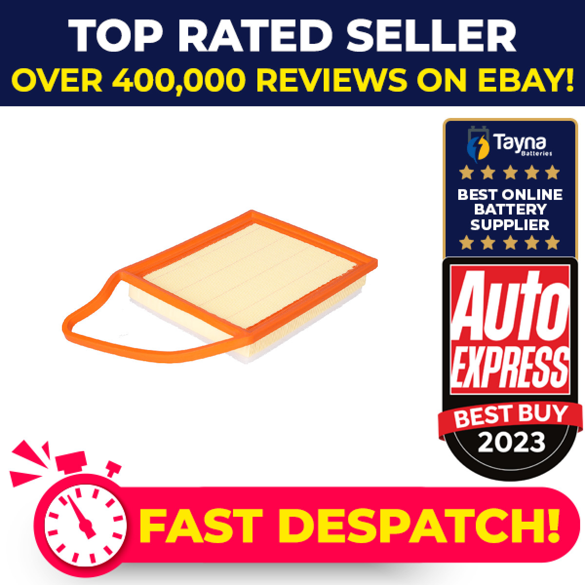 Air Filter fits CITROEN C3 Mk2 1.4D 1.6D 2009 on Blue Print 1444TV 1611891580