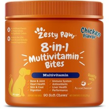 Zesty Paws Dog Multivitamin Chewable Hip  Joint 90ct