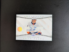 2024-25 Upper Deck Trilogy Simon Holmstrom Auto Facts Card