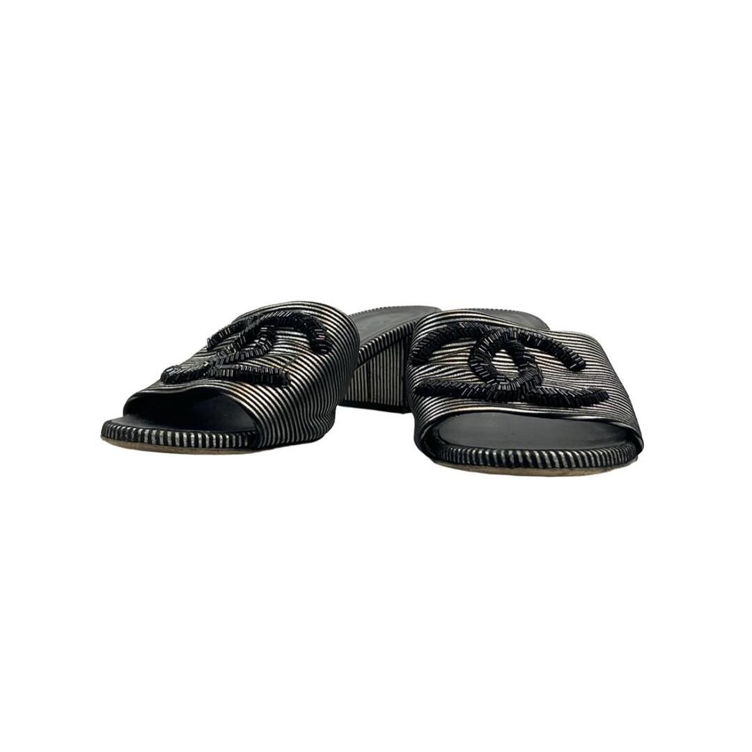 Chanel Mule Sandals Coco Mark Women's Size 37 C (l) bd4c658edacbe68be2ae9cacd70