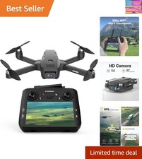 GPS Drone with EIS 4K Camera 4.5" LCD Screen on Controller, FPV Drones Al Tra...