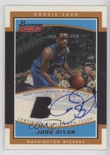 2002-03 Bowman Signature 194/999 Juan Dixon #SE-JD Auto 0s5s