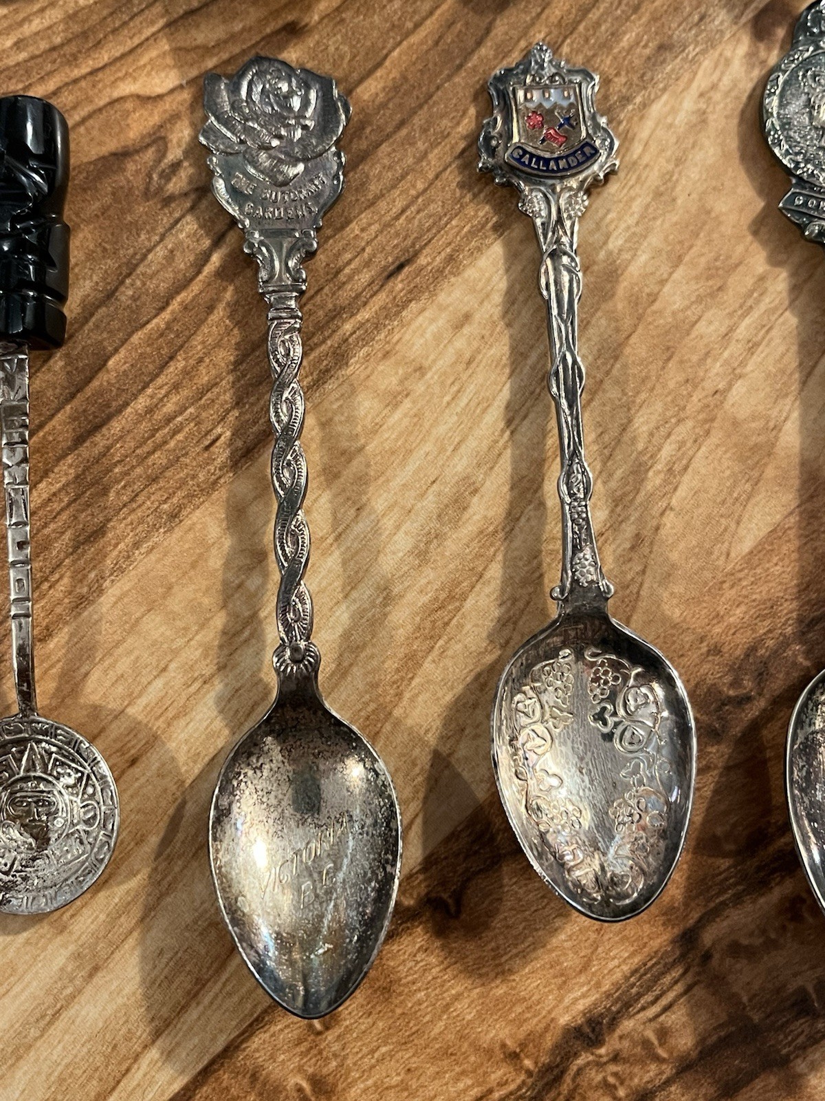 Souvenir Spoon Lot 18pc Queen Elizabeth Charles Diana Mexico Ireland Abergele