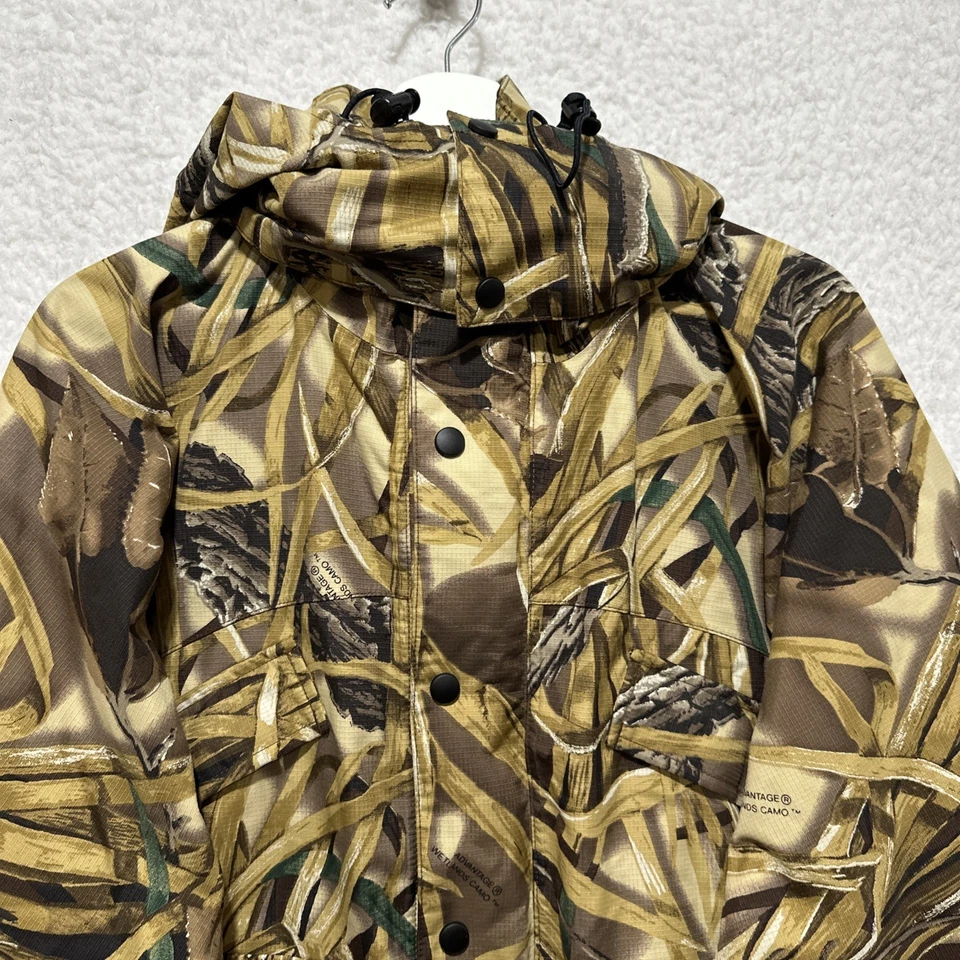 Chaqueta con Capucha BERETTA Advantage Humedal Camuflaje Cremallera Completa Botón a Presión Talla L Foto 4 de 4