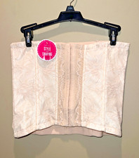 Maidenform W82006, Women  s Shapewear Lace Waist Trainer In Latte Lift, Size XL