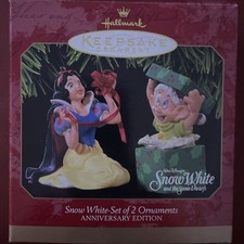 1997 Hallmark Keepsake Disney Snow White Dopey Anniversary Edition Ornament New