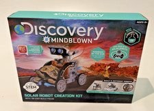 New DISCOVERY KIDS Mindblown STEM 12-in-1 Solar Robot Creation Motorized