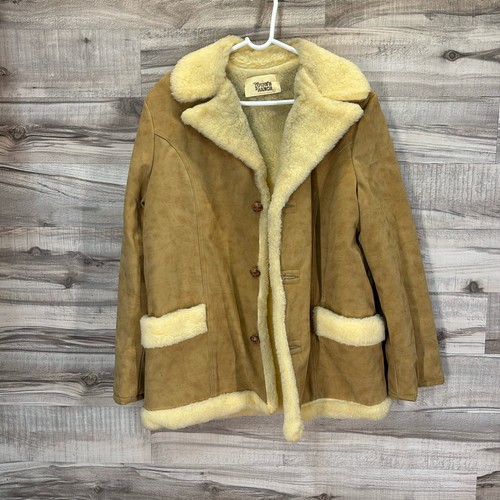 Town N’ Ranch Suede Leather Sherpa Lined Jacket Coat