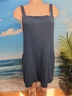 NWT Cupshe Women's Blue  Romper Size Medium With Front Pockets
