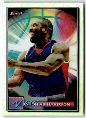2021 Topps Finest NBA Basketball No. 46 Jason Richardson Refractor
