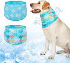 Dog Cooling Bandana for Medium Large Dogs, 2 Pack Instant Cooling Bandanas Breat